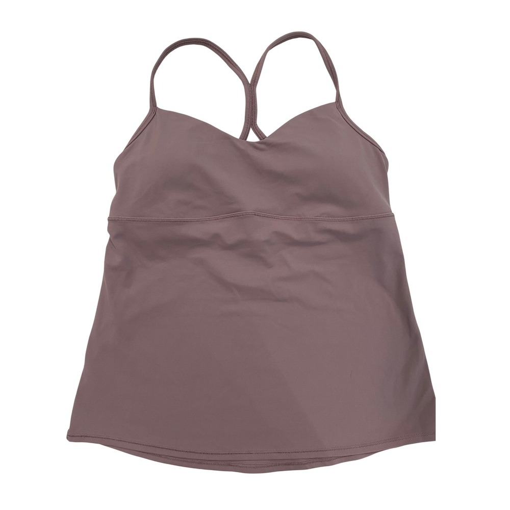 Athleta Vinyasa Support Top Womens M Purple Powervita Racerback Tank Sporty